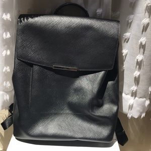 Tumi Lucca Flap Leather Backpack